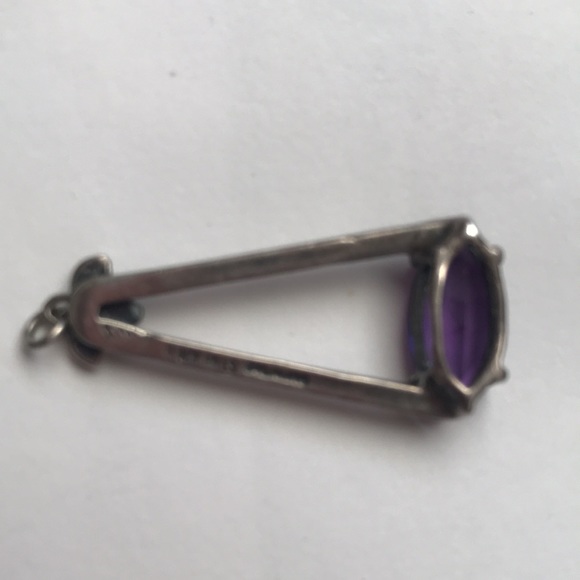 Black Hills Silver Pendant or Charm with Purple Stone - Picture 6 of 6